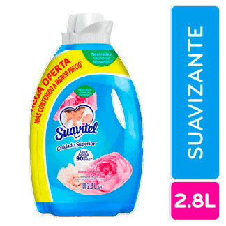 Suavizante Suavitel Fresca Primavera x2Un x2.8ltrs c/u