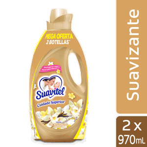 Suavizante Suavitel Vainilla Cuidado Superior 2Un x970ml