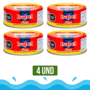 4Und Atún Isabel Lomos Aceite x142gr