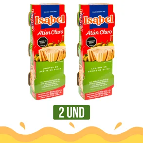 2Und Atún Isabel Pack x3un x80gr