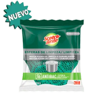 Esponja Esferas De Limpieza Scotch Brite x1 Esponja