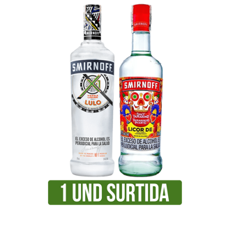 Vodka Smirnoff (X1 Lulo Botella/Tamarindo Picante) x750ml