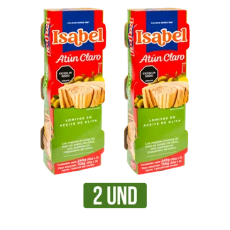 2Display Atún Isabel Pack x3un x80gr Aceite de Oliva