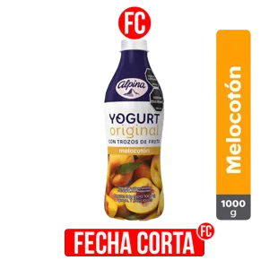 Yogurt Alpina Original Melocotón x1000gr