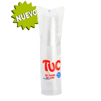 Vaso Tuc 12 Onzas Transparente x50Un