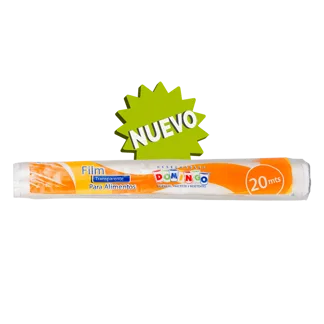 Film Domingo Transparente Para Alimentos x1 Rollo x20mts