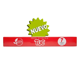 Papel Aluminio Tuc Caja x1 Rollo x7mts