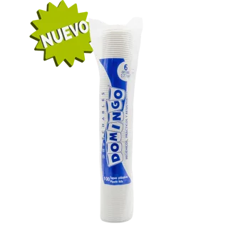 Tapa Domingo 6 Onzas Para Vaso De Cartón x100Un