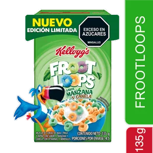 Cereal Kellogg Froot Loops Manzana & Canela x135gr