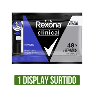 Desorante Rexona Clinical (Hombre/Mujer) x20Sachet x8.5gr