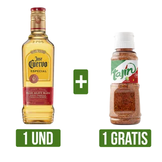Tequila Jose Cuervo Especial x375ml Gts Salsa En Polvo Tajín Clásico x45gr