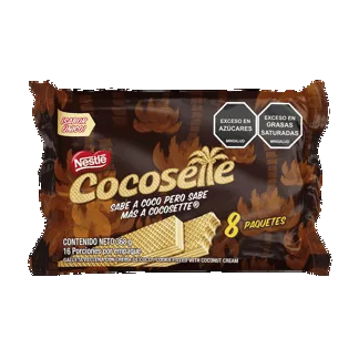 Galletas Cocosette Wafer x8Und x46gr