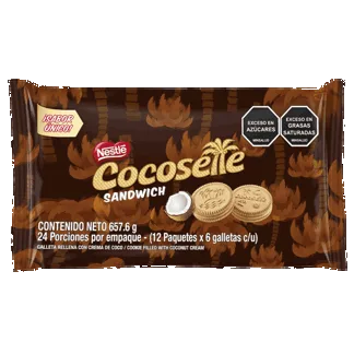 Galletas Cocosette Sandwich x12Un x54.8gr