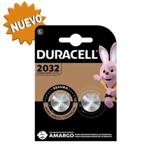 Pilas Duracell Litio Boton 2032 Licoin Blister x2 Pilas