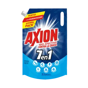 Lavaplatos Liquido Axion Con Bicarbonato De Sodio 7 En 1 x1.5Ltrs