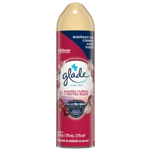 Glade Ambientador Aerosol Alegría Floral Y Frutos Rojos x275ml
