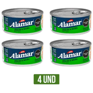 4Und Ensalada de Atún Alamar x160gr Corriente