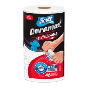 Toalla De Cocina Reutilizable Scott Duramax x1 Rollo x46 Hojas