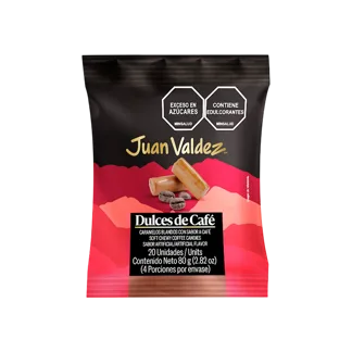 Dulces De Café Juan Valdez x20 Dulces x80gr