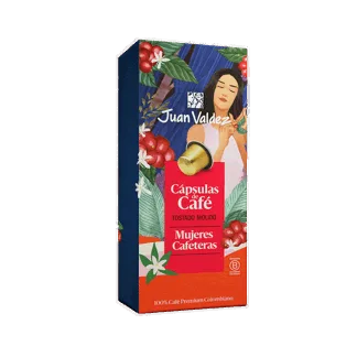 Cápsulas De Café Juan Valdez Mujeres Cafeteras x8 Cápsulas x44.8gr