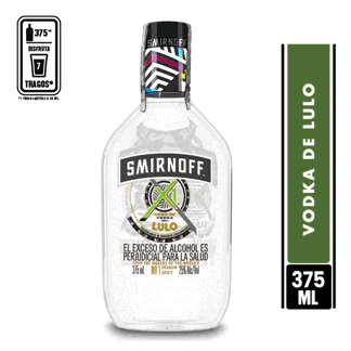 Vodka Smirnoff Lulo Botella x375ml