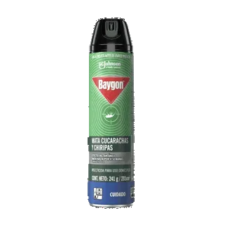 1 Und Insecticida Baygon Aerosol Verde Cucarachas y Chiripas x285ml