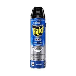 1 Und Insecticida Raid Aerosol Doble acción x285ml