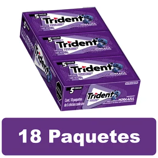 Goma De Mascar Trident 5S Mora x8.5gr