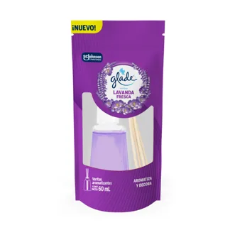 Glade Reeds Lavanda Fresca 60ML/ 12 CO