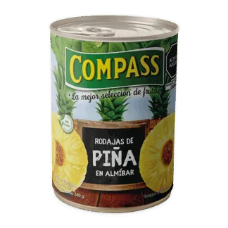Compass Piña Rodajas. Lata 560gr.