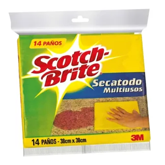 Scotch Brite Paño Secatodo x 14 unidades.
