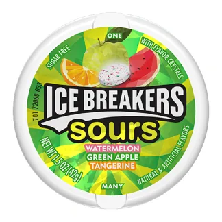 Ice Breakers Fruta Acida Sin Azúcar 42gr.