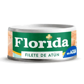 Florida Filete Agua Sal 110k. Lata 140g.