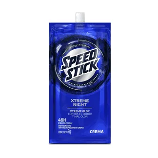 Speed Stick Xtreme Night. Sachet 9gr. Display 20 unidades.
