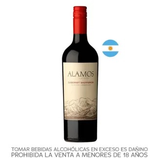 Alamos Cabernet Sauvignon Vino Tinto Botella 750ml.