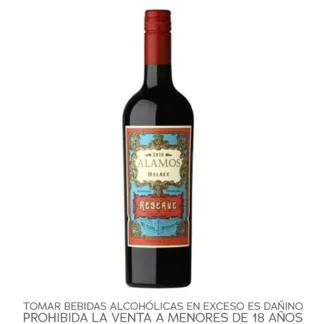 Alamos Reserve Malbec Vino Tinto Botella 750ml.