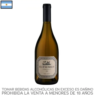 El Enemigo Chardonnay. Botella 750ml.