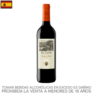 El Coto Crianza. Botella 750ml.
