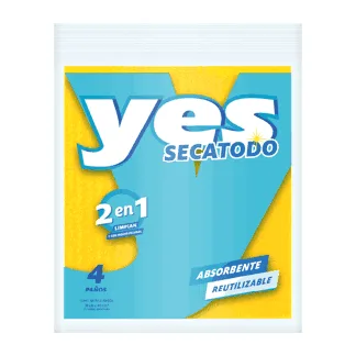 Yes Paño Secatodo. x 04 unidades.