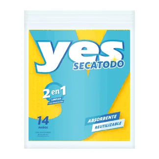 Yes Paño Secatodo. x 14 unidades.