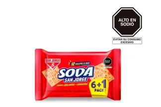 San Jorge Galleta Soda. Display (7 x 40gr).