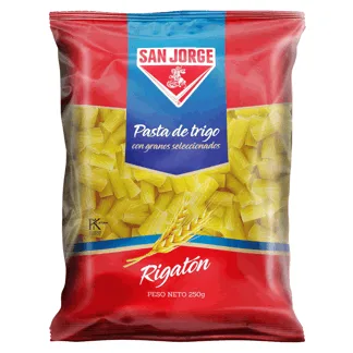 San Jorge Fideo Rigatonne x 250g.