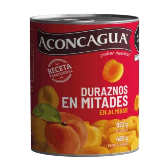 Aconcagua Duraznos. Lata 822gr.