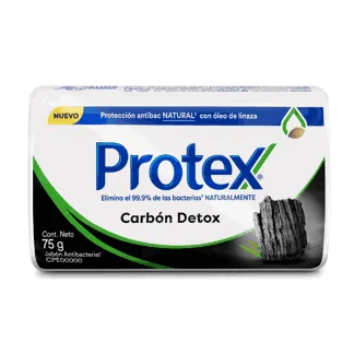 Protex Jabón de Tocador Carbón Activado. Barra 75gr. (12 unidades)