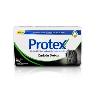 Protex Jabón de Tocador Carbón Activado. Barra 110gr.