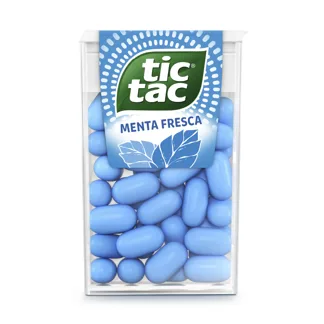 Tic Tac Pastillas Menta Intensa 16gr. Display 12 unidades.
