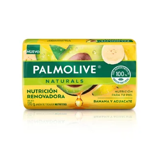 Palmolive Jabón de Tocador Banaba y Aguacate. Barra 110gr.