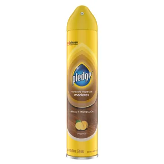 Pledge Limpiador de Superficies Aerosol Madera Original 378ml.