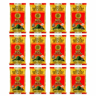 Sol del Cusco Tableta Pasta Choco (Tradicional) 80gr. Display 12 unidades.