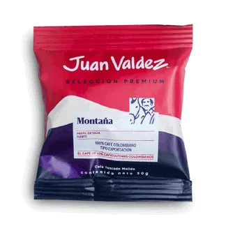 Juan Valdez Sachet Café Molido Mont 30gr. (Display x 5 sobres)